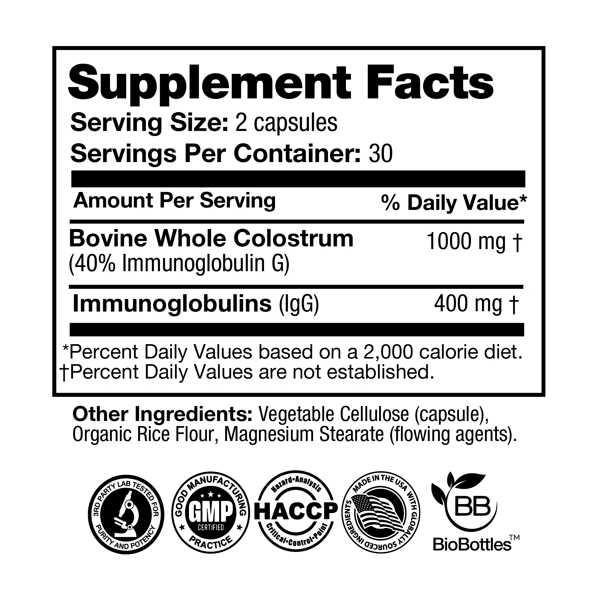 Whole Colostrum™ (60 Capsules) - Image 4
