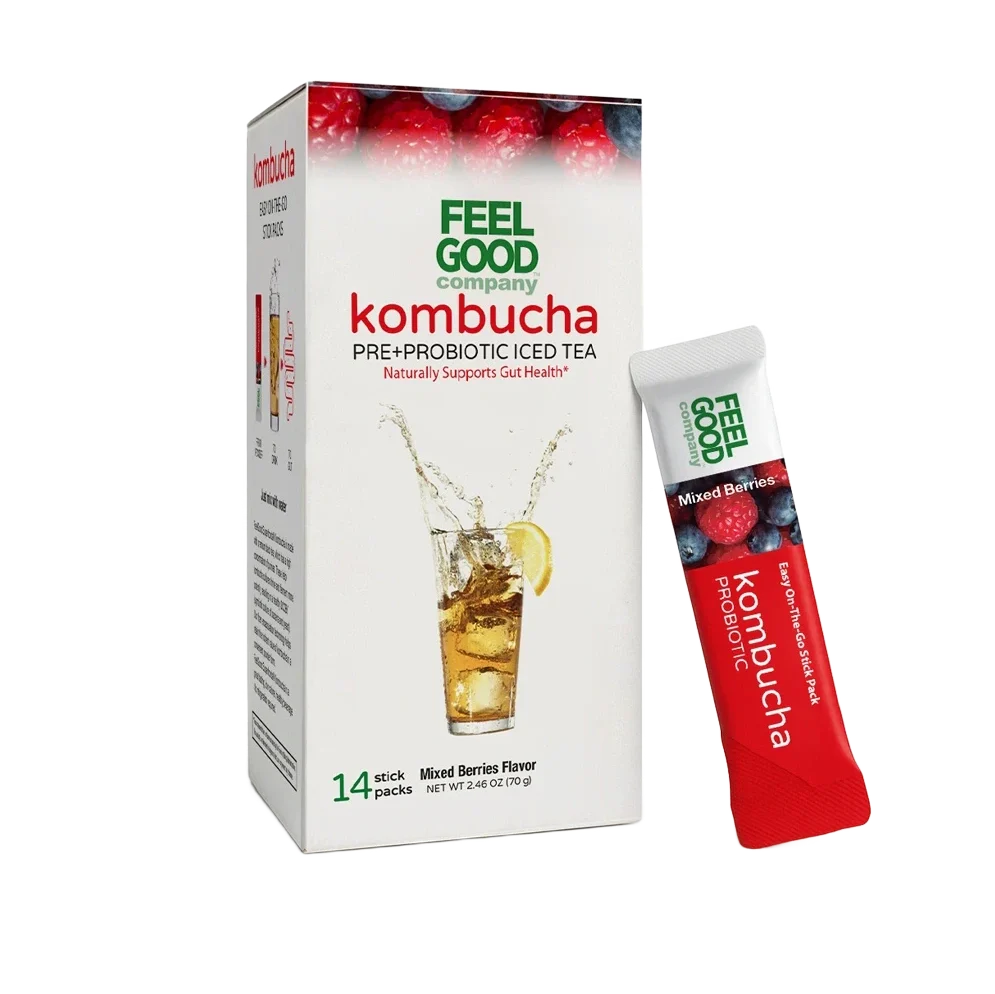 Kombucha Iced Tea (14 stick packs) - Image 3