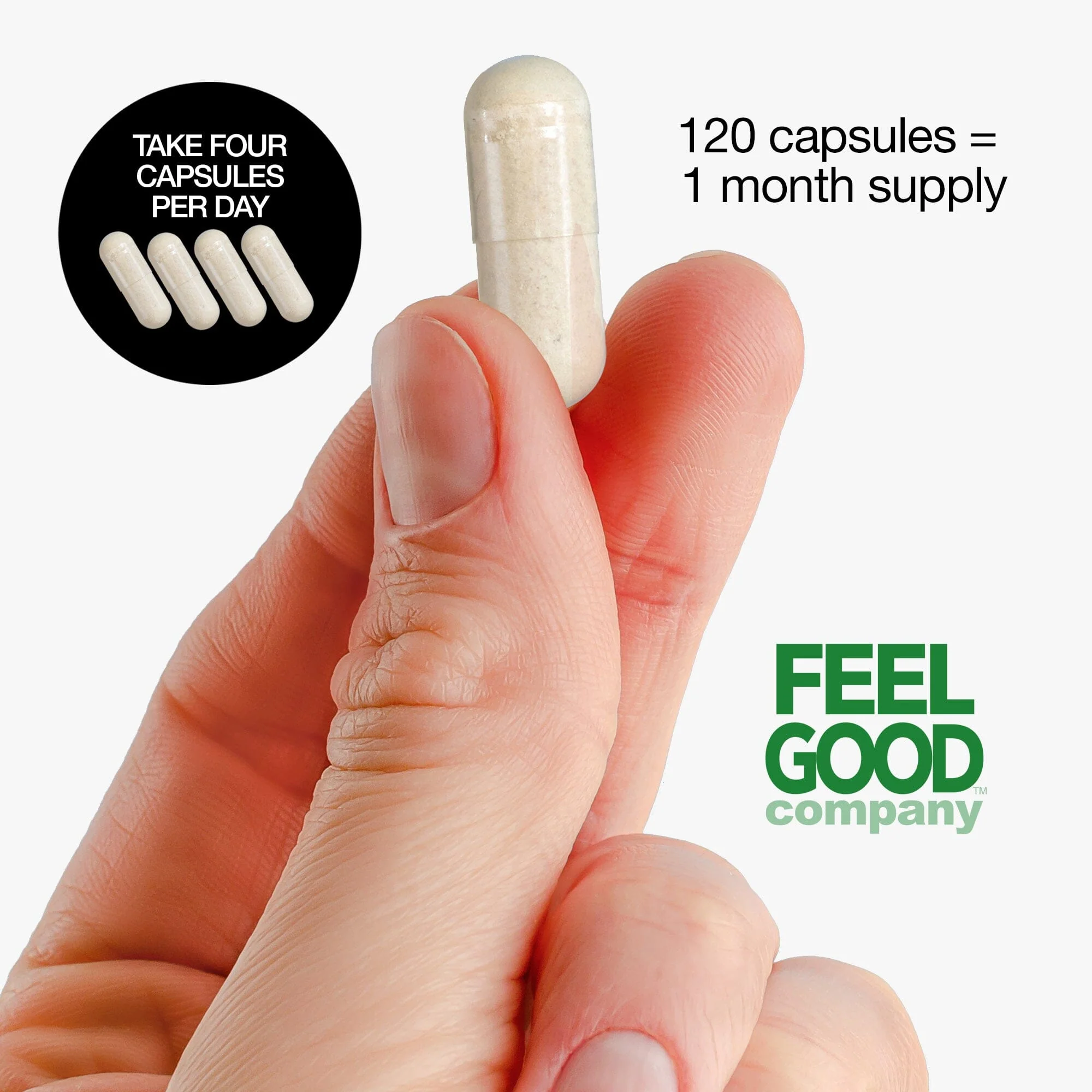 Methylated Inositol (Vitamin B6) - 120 Capsules - Image 3