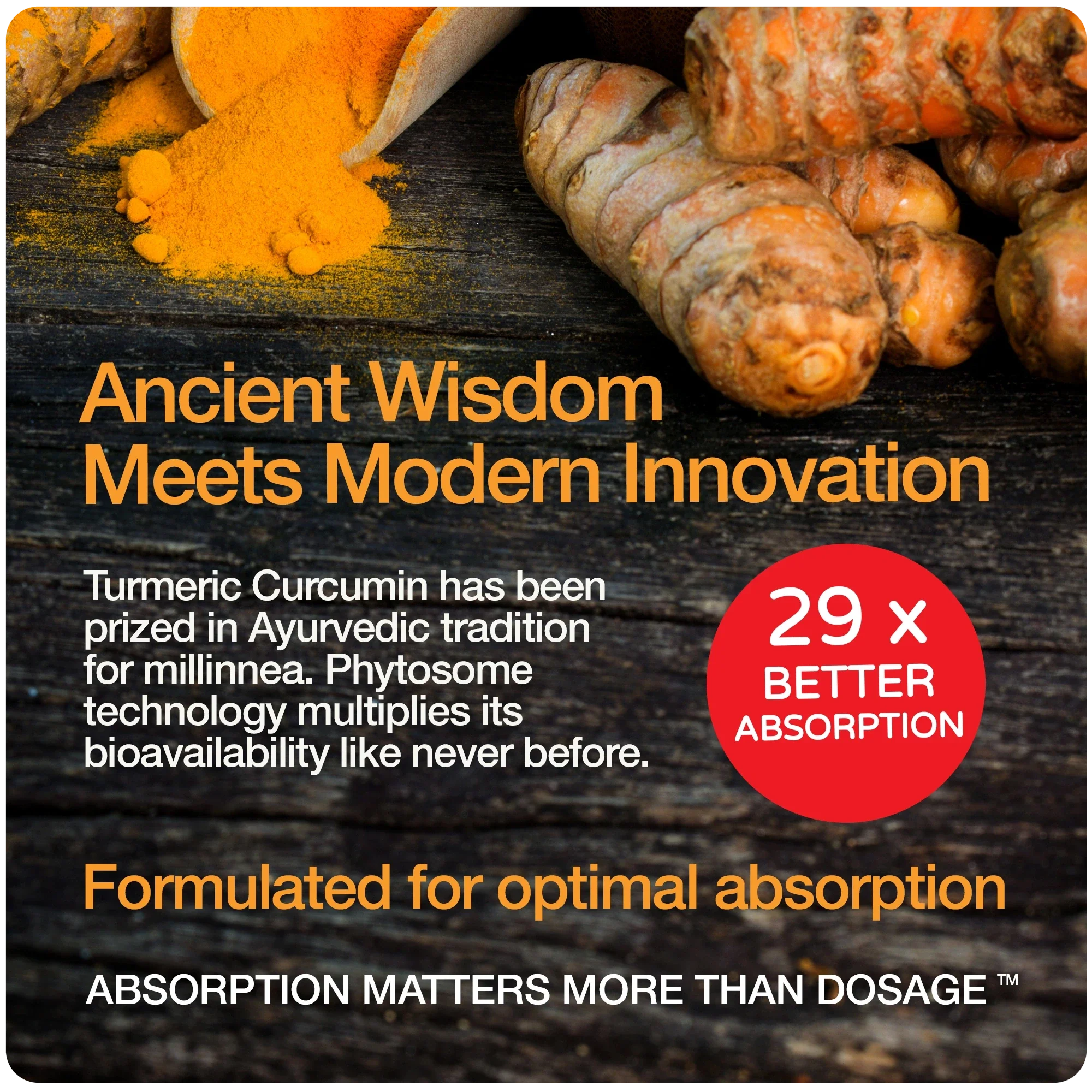 Turmeric Curcumin Phytosome™ (60 Vegan Capsules) - Image 6